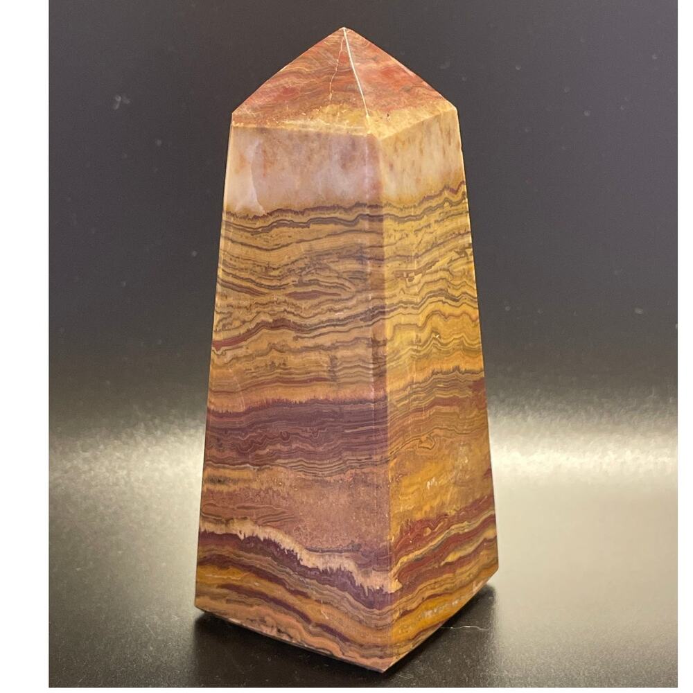Chunky Red Banded Onyx Point Tower